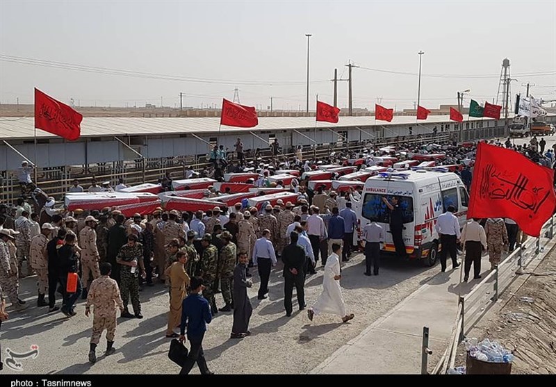 خوزستان| ورود پیکر مطهر ۷۵ شهید تازه تفحص شده از مرز شلمچه 